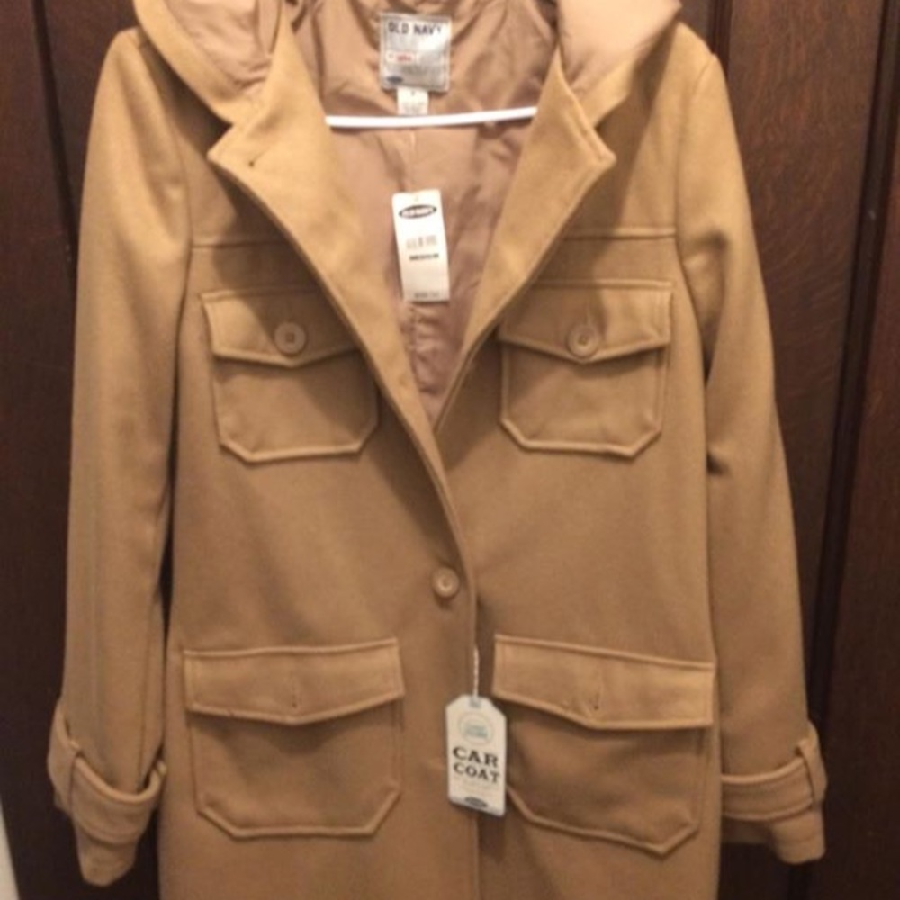 Tan Old Navy Women’s Coat. Smoke free home